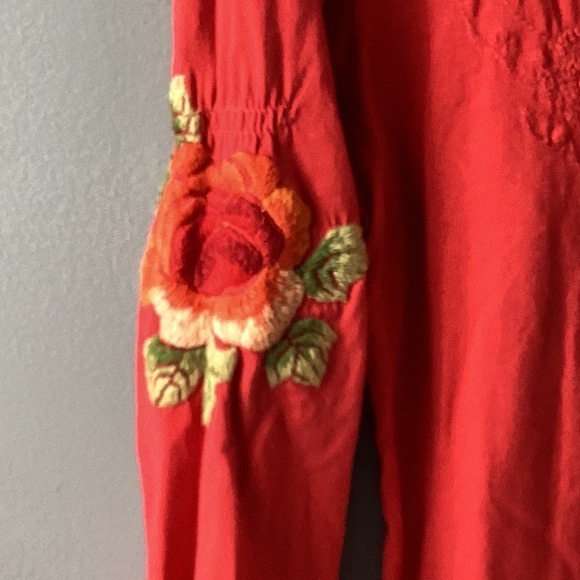 JOHNNY WAS Long Sleeve V-Neck Shirt - Picture 5 of 9